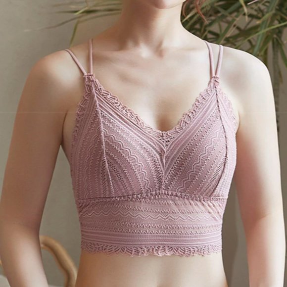 New Seamless Lace Bralette Bra Top - Picture 7 of 16